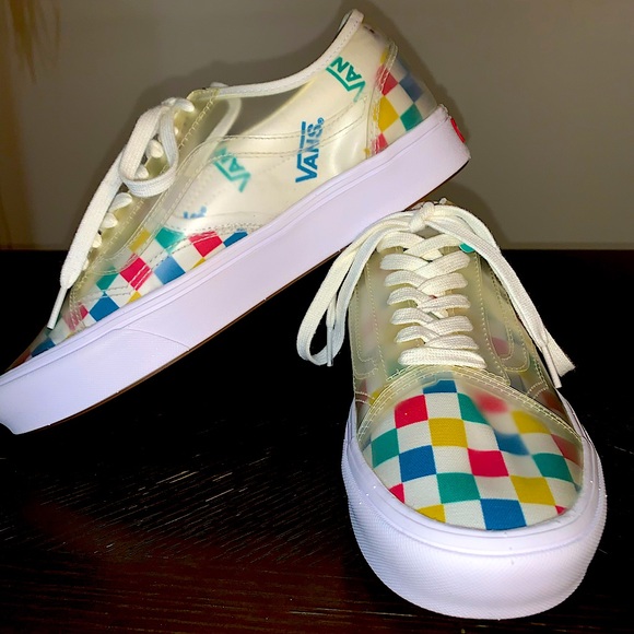 Vans Comfy Cush Slip-Skool Multi/Checker - Picture 2 of 4